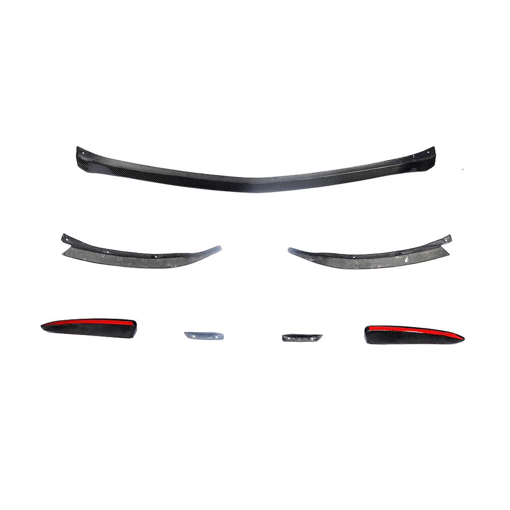 ST Style Carbon Fiber Front Lip for Mercedes Benz A-Class W177 Sport Pre-Facelift (2018-2022)