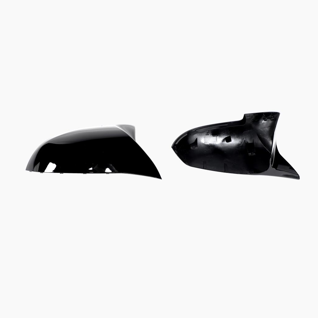 M Style Gloss Black Mirror Caps for BMW 5 Series F10 LCI (2014-2017)
