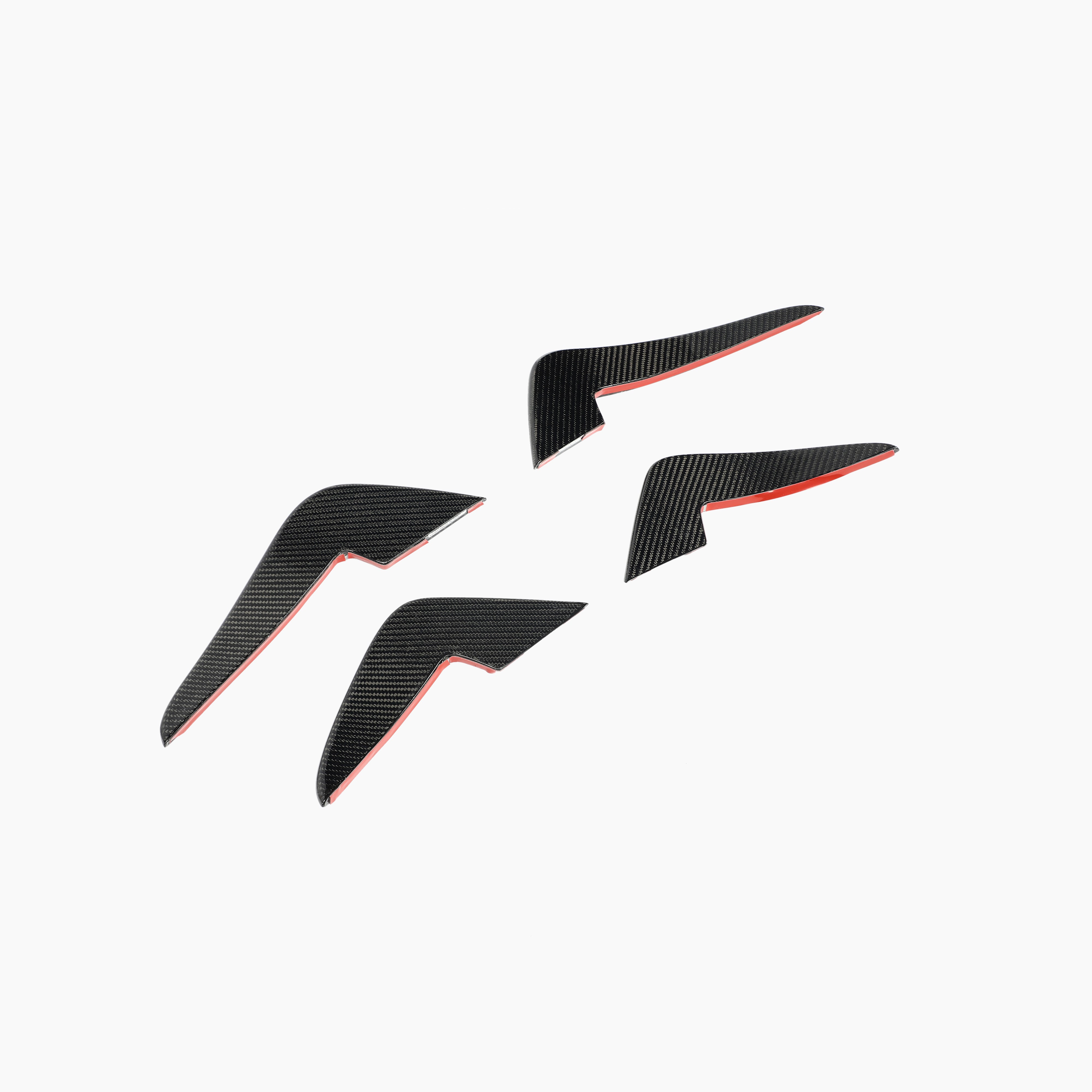 AC Style Carbon Fiber Front Canards for BMW M2 F87 (2016-2018)