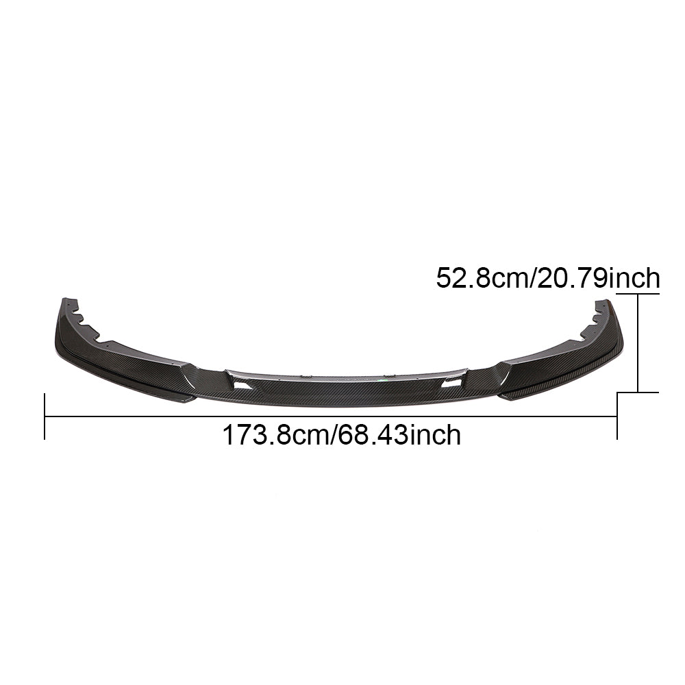 3D Style Carbon Fiber Front Lip for BMW 4 Series G22 G23 M Sport (2021-Present)