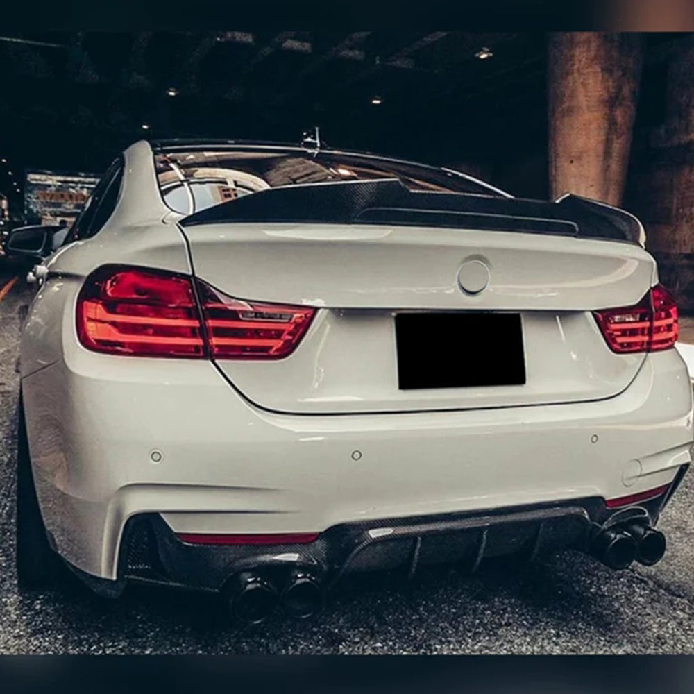PSM Style Carbon Fiber Trunk Spoiler for BMW 4 Series F32 Coupé (2014-2020)