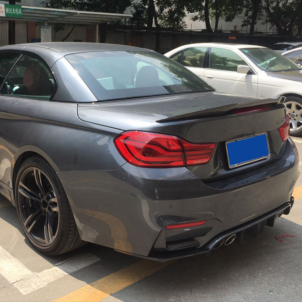 M4 Style Carbon Fiber Trunk Spoiler for BMW 4 Series M4 F83/F33 Convertible (2014-2020)