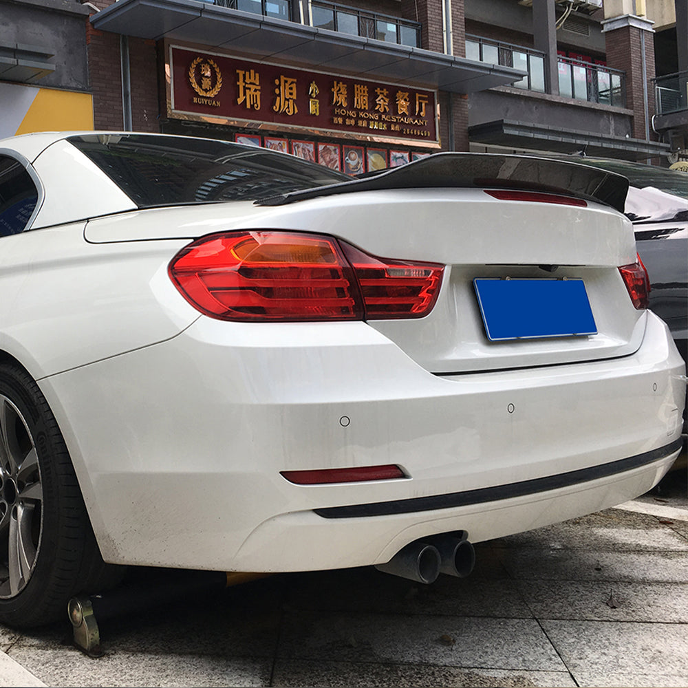 PSM Style Carbon Fiber Trunk Spoiler for BMW 4 Series M4 F83/F33 Convertible (2014-2020)
