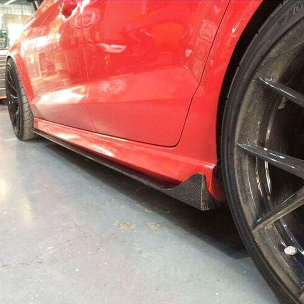 ST Style Carbon Fiber Side Skirts for Audi A3 Sline/S3 (2012-2020)