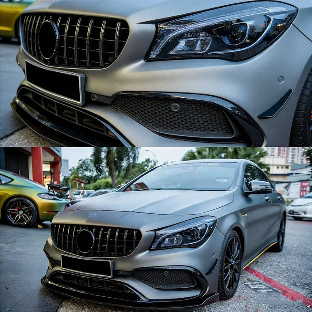 Glossy Black Front Grille for Mercedes Benz CLA Class C117(2013-2019)