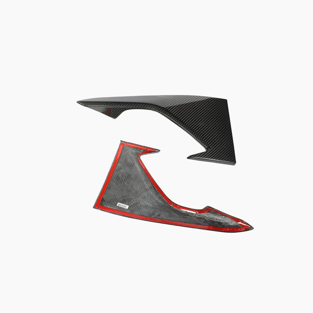 ST Style Carbon Fiber Front Canards for BMW M2 F87 (2016–2018)