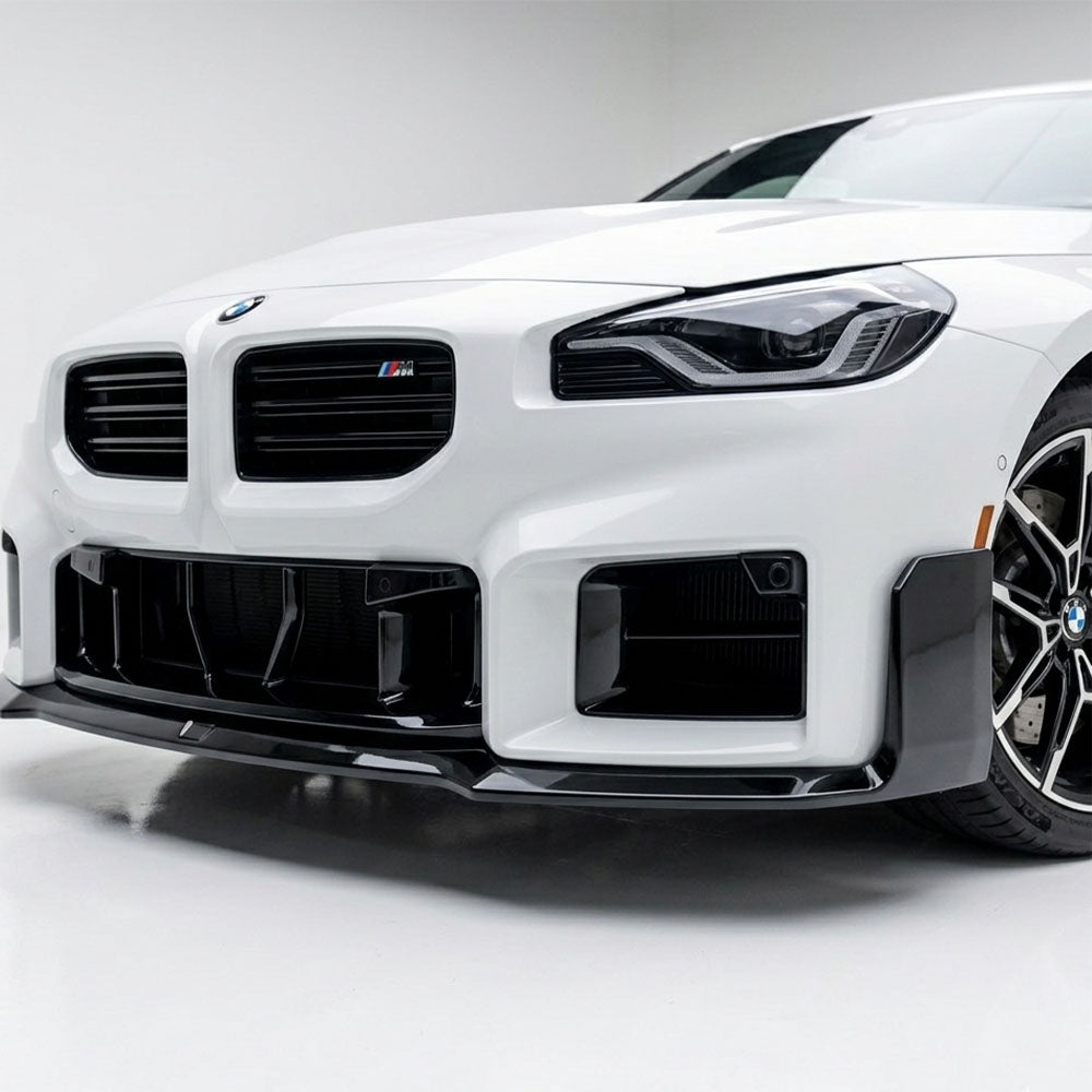 Gloss Black 3PCS Front Lip for BMW M2 G87 (2023-present)