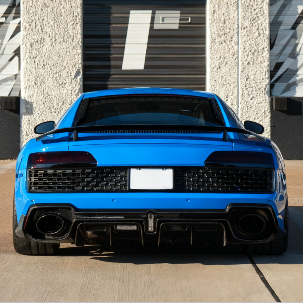 Capristo Style Carbon Fiber Rear Diffuser For Audi R8 4S LCI (2019–2023)