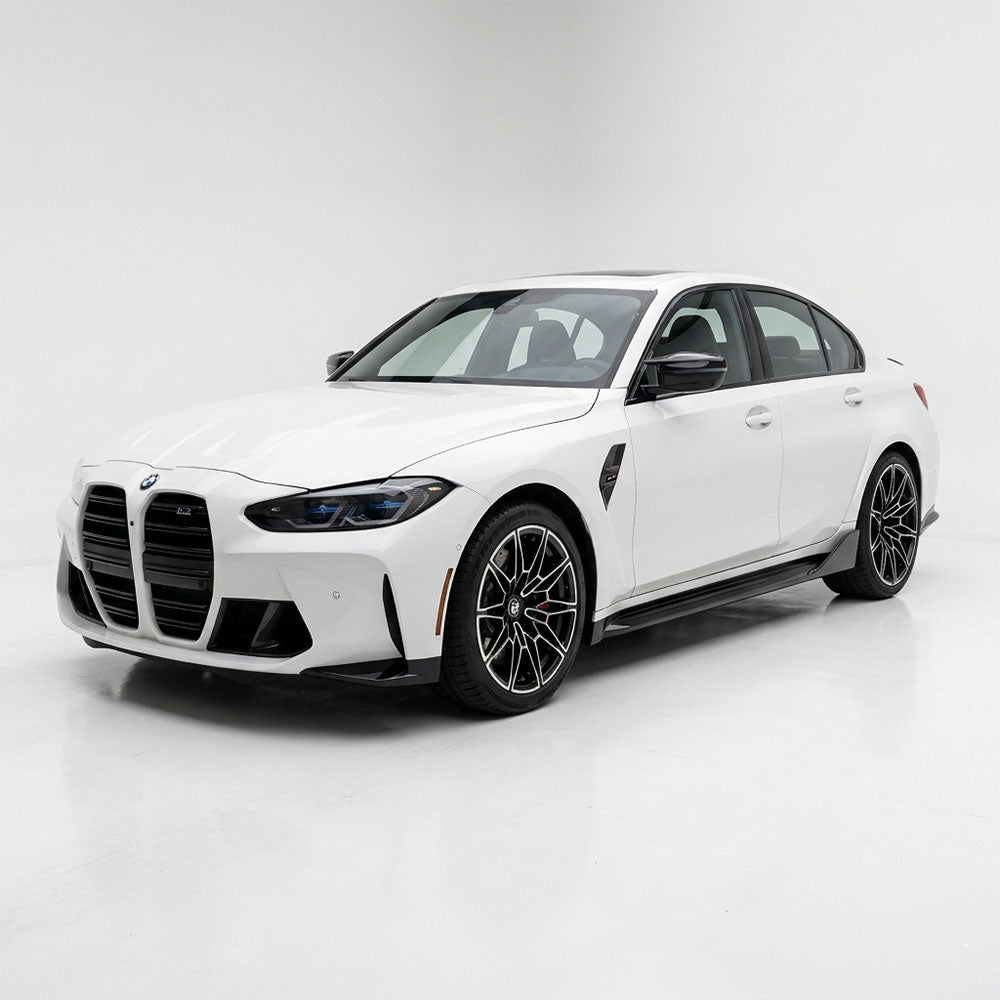 M Performance Style Gloss Black Side Skirts for BMW M3 G80 (2021-present)