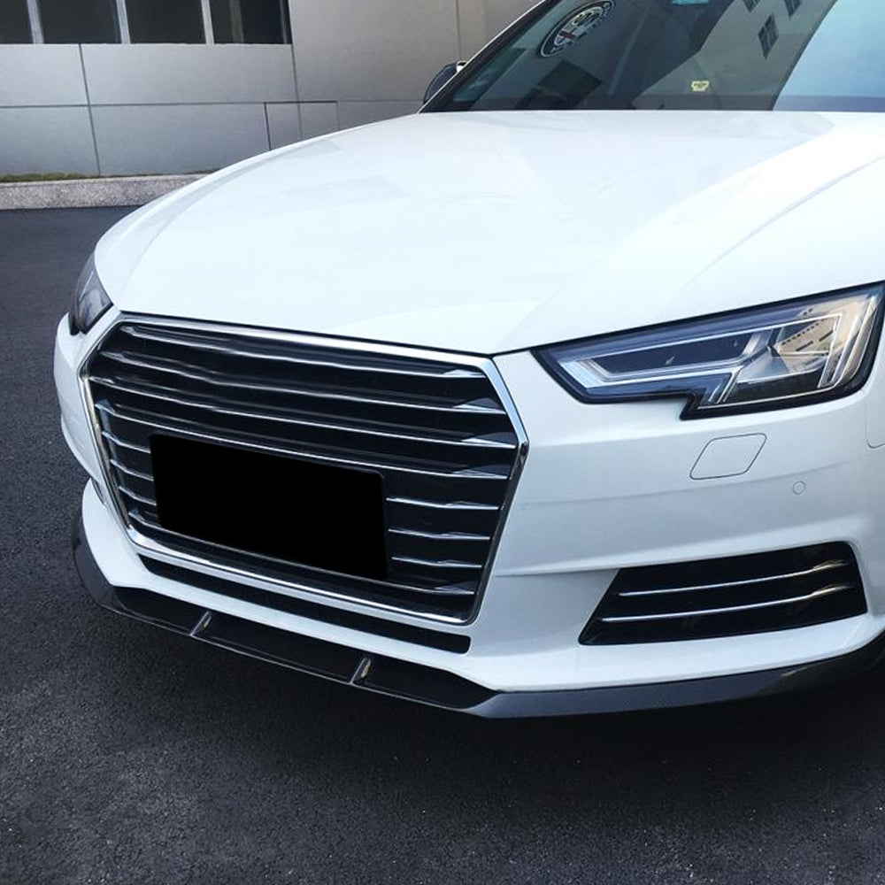 JC Style Carbon Fiber Front Lip for Audi A4 B9 Pre-LCI (2016-2019)