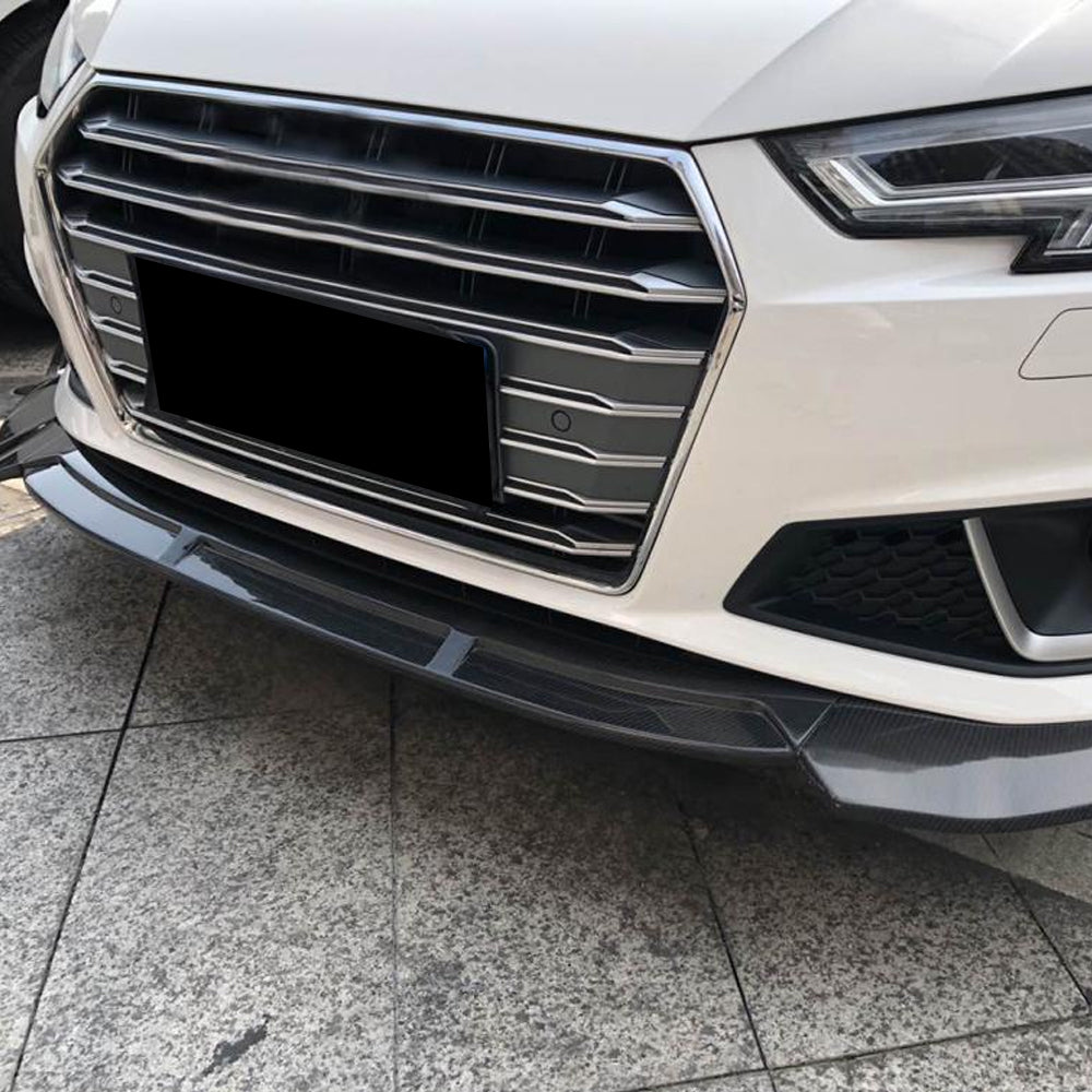 Brabus Style Carbon Fiber Front Lip for A4 Sline/S4 B9 Pre-LCI (2016-2019)