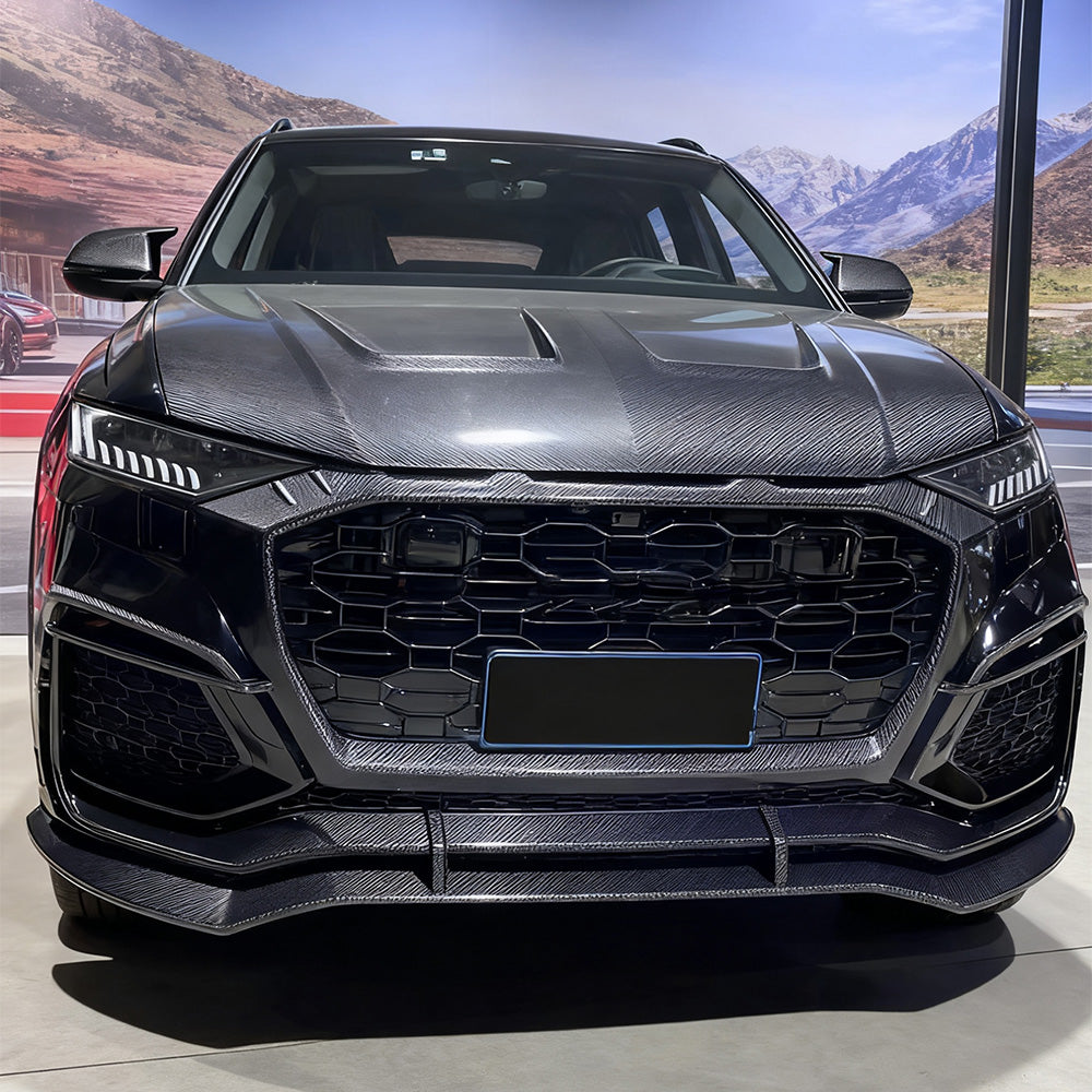 ST Style Carbon Fiber Front Grille for Audi RSQ8 Pre-LCI (2019–2023)