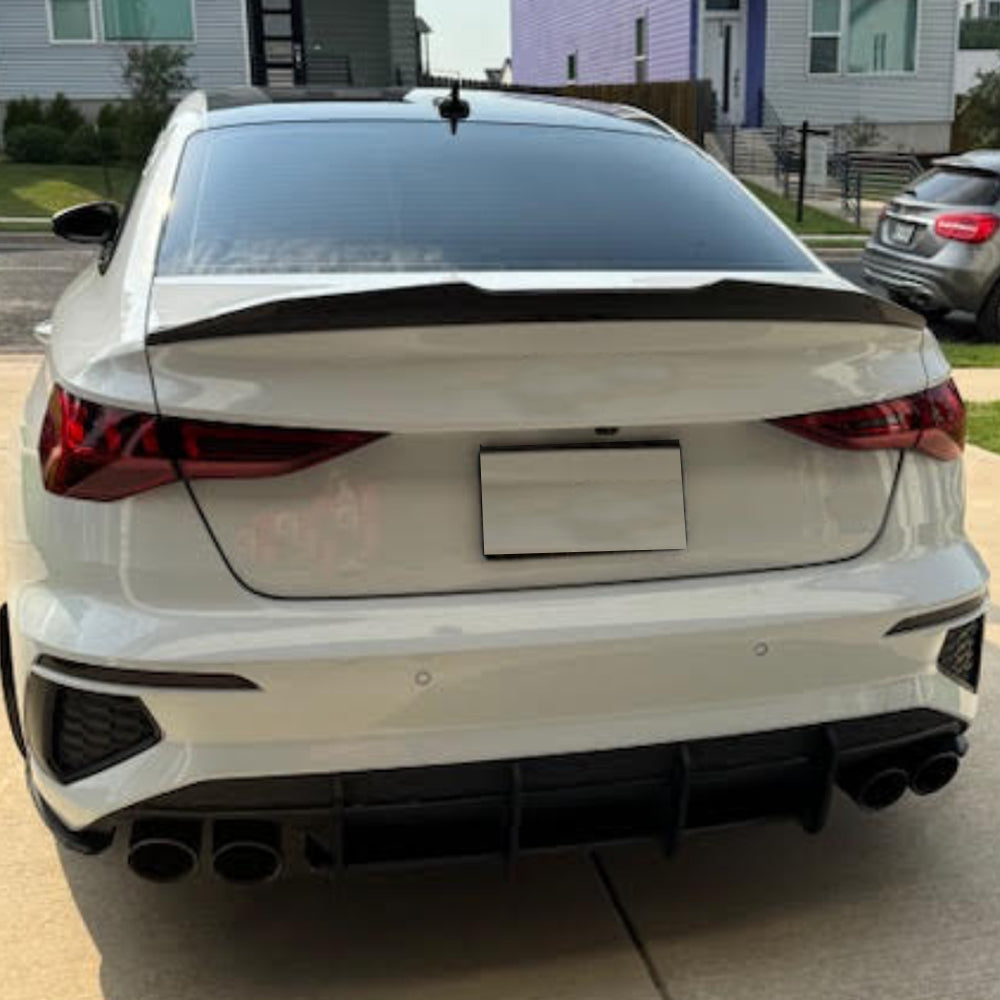 PSM Style Carbon Fiber Trunk Spoiler For Audi A3 / S3 8Y (2020–2024)