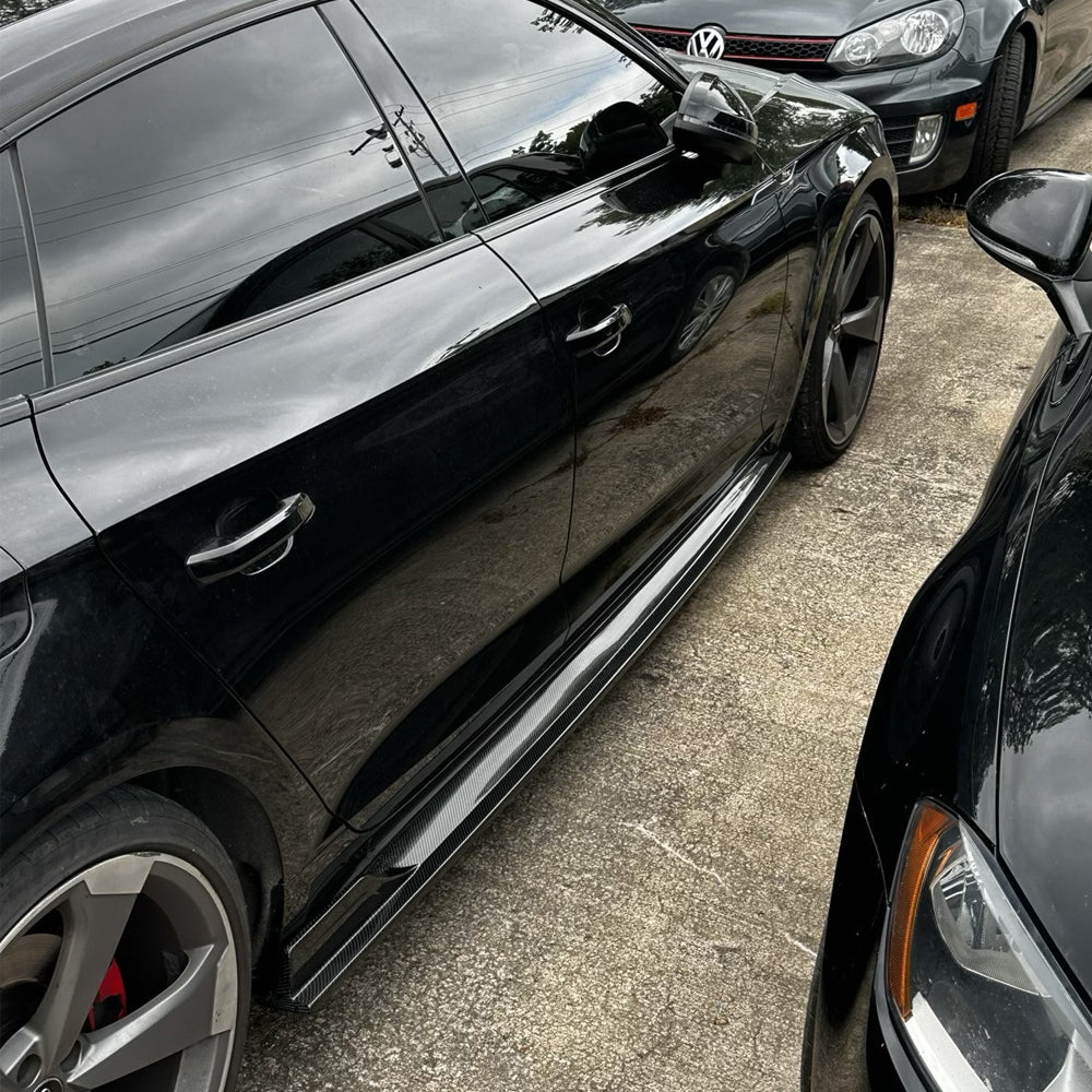 ST Style Carbon Fiber Side Skirts For Audi A5 / S5 B9 Pre-LCI (2017–2019)