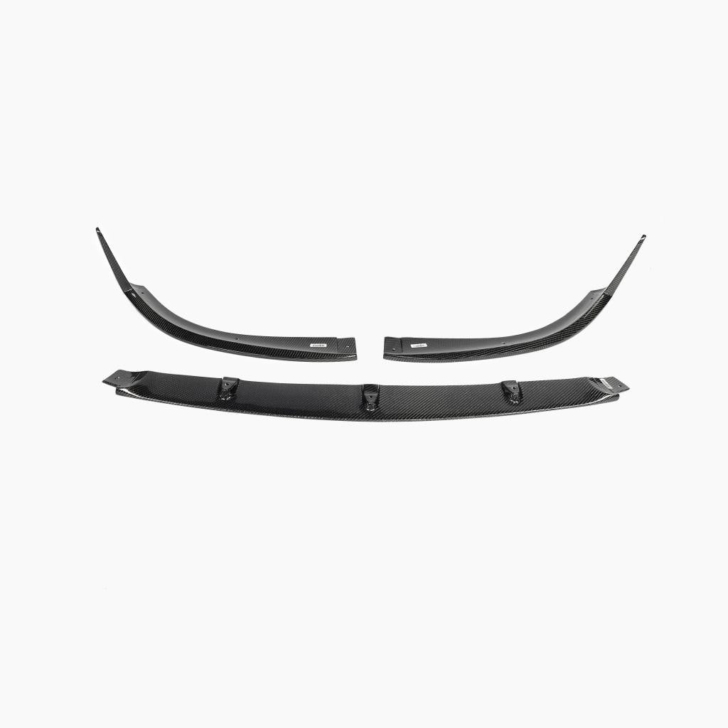 Mercedes-Benz C63 AMG W205 Carbon Fiber Front Lip-close-up of texture