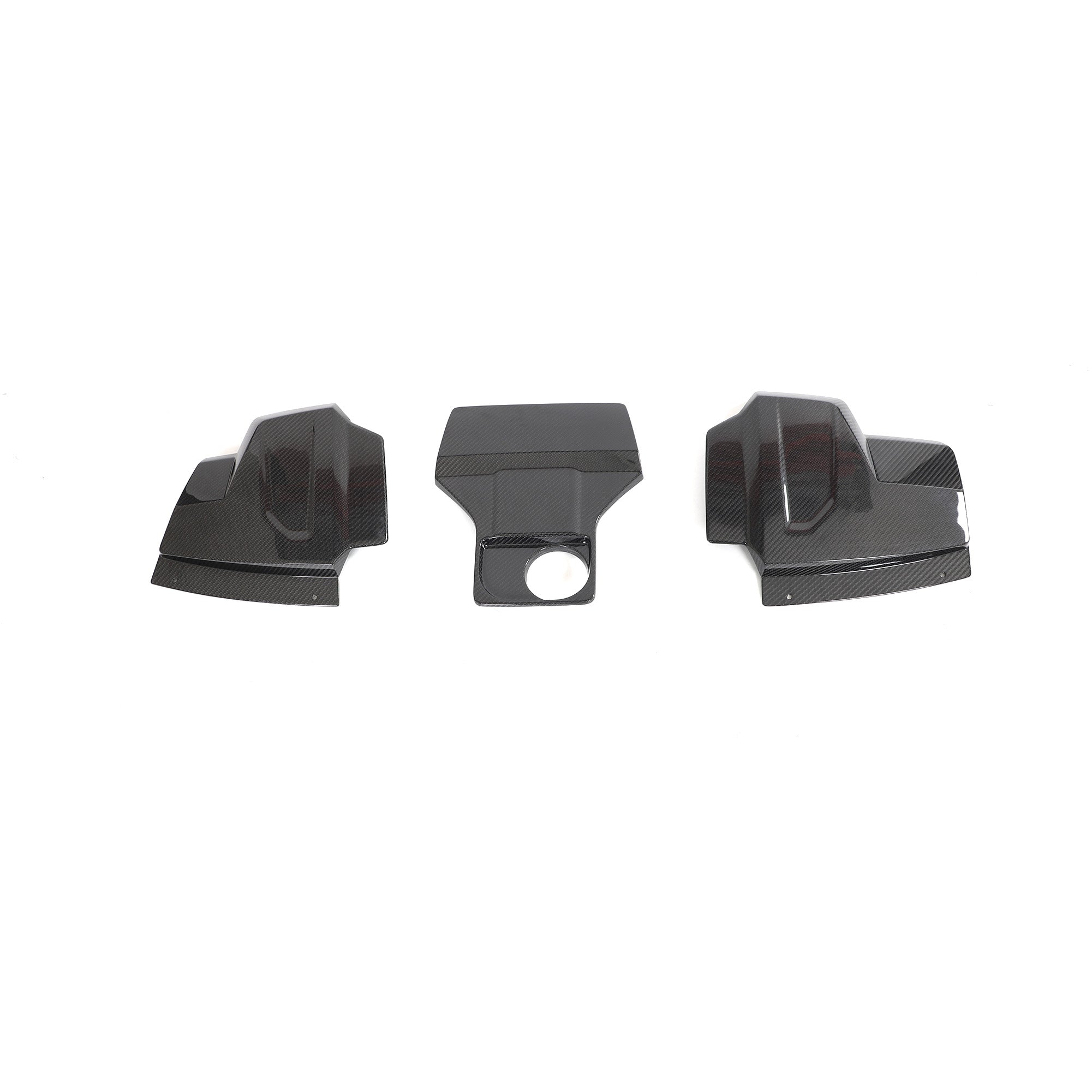 OEM Style Carbon Fiber Engine Bay Panels For Audi R8 4S LCI (2019–2023)