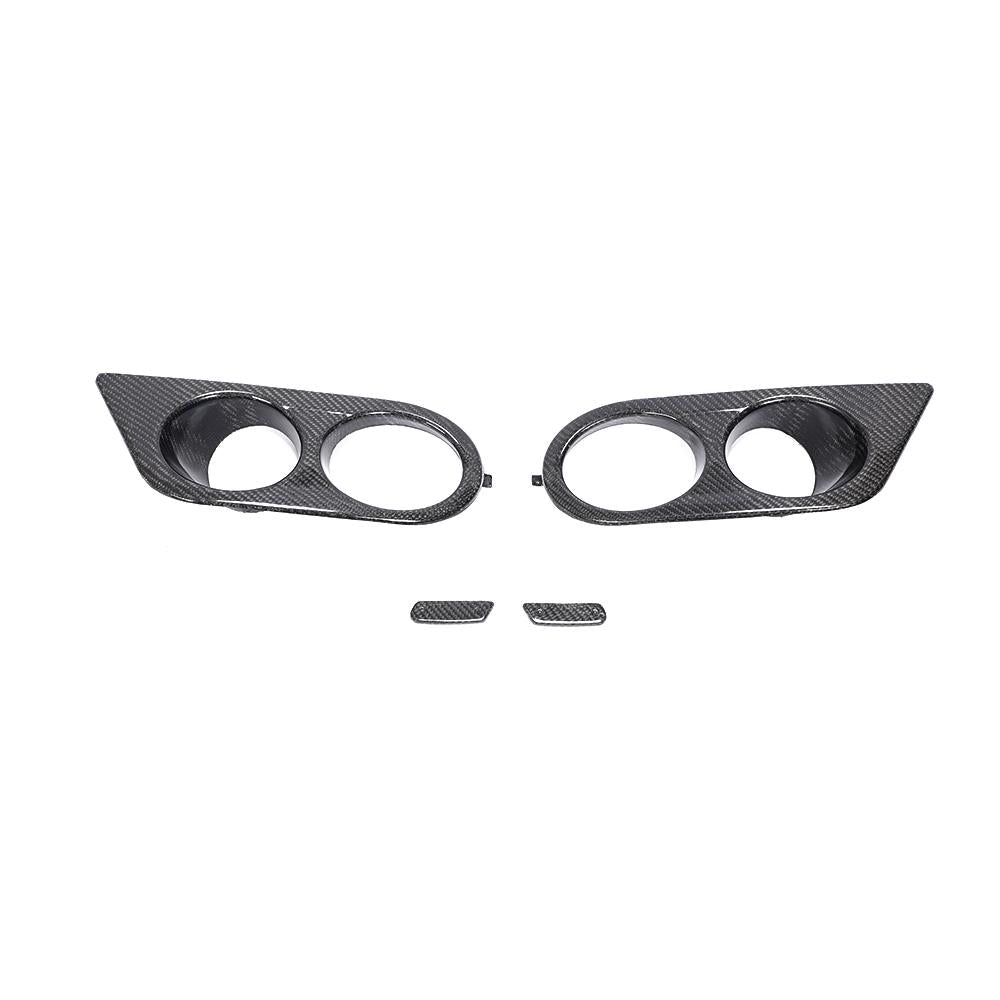 ST Style Carbon Fiber Fog Lamp Covers For BMW E46 M3