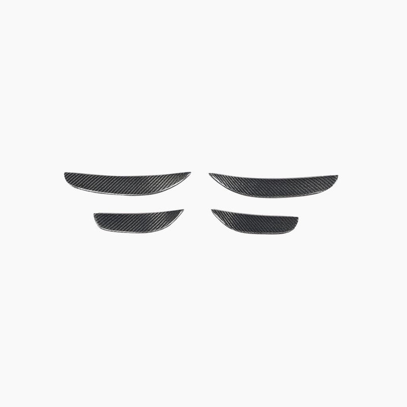 Mercedes-Benz C63 AMG W205 Carbon Fiber Front Canards-full view