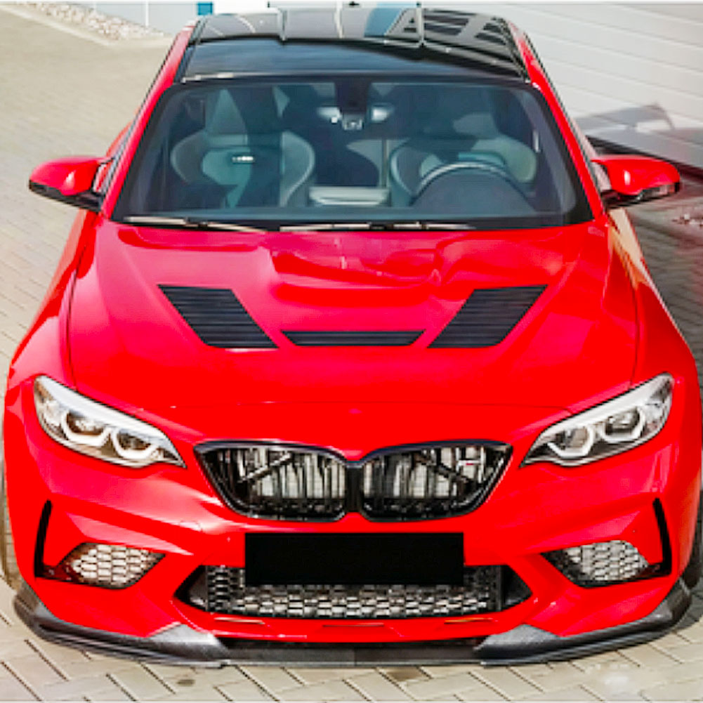 ST Style Carbon Fiber Front Lip for BMW M2 F87 Competition ( 2018-2021)