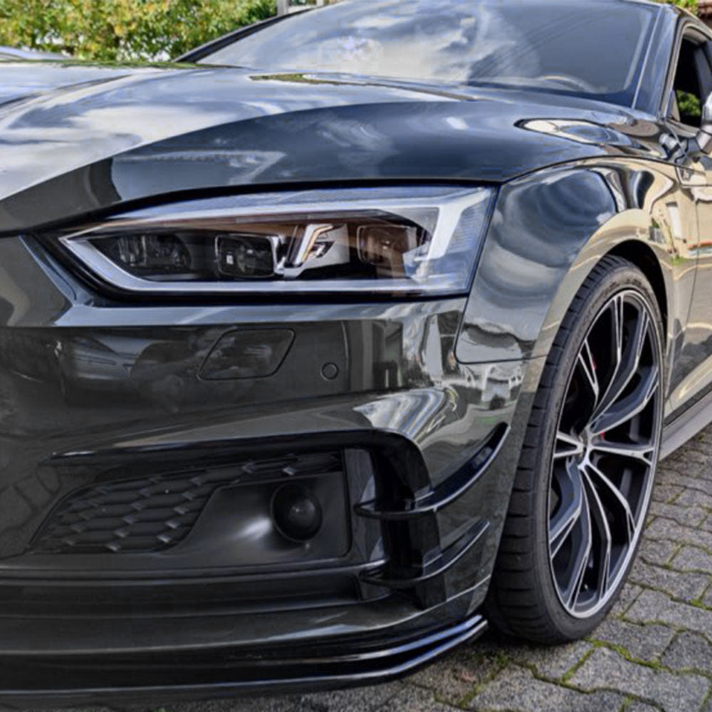 ST Style Carbon Fiber Front Canards for Audi A5 / S5 B9 Pre-LCI (2017-2019)