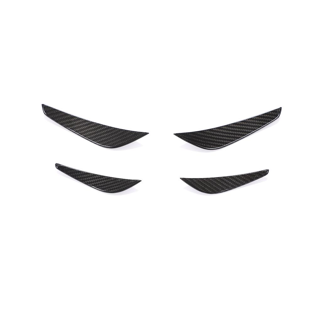 AC Style Carbon Fiber Front Canards for BMW 8 Series G14/G15/G16 (2019+)