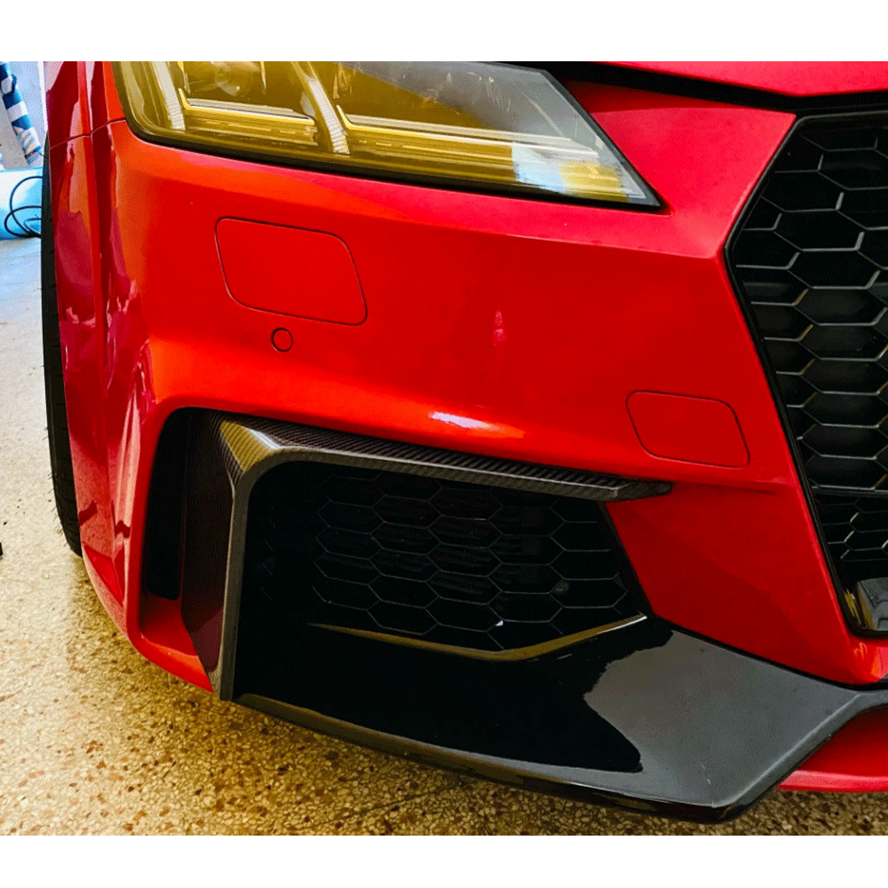 ST Style Carbon Fiber Front Canards For Audi TT RS MK3 8S Pre-LCI (2017–2019)