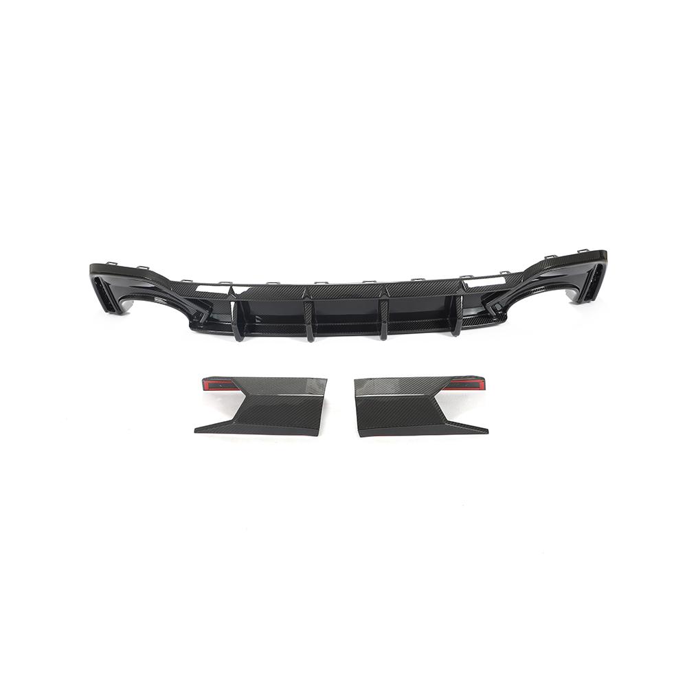 ST Style Carbon Fiber Rear Diffuser for Audi RS6 C8 ,RS7 C8(2019–2024)
