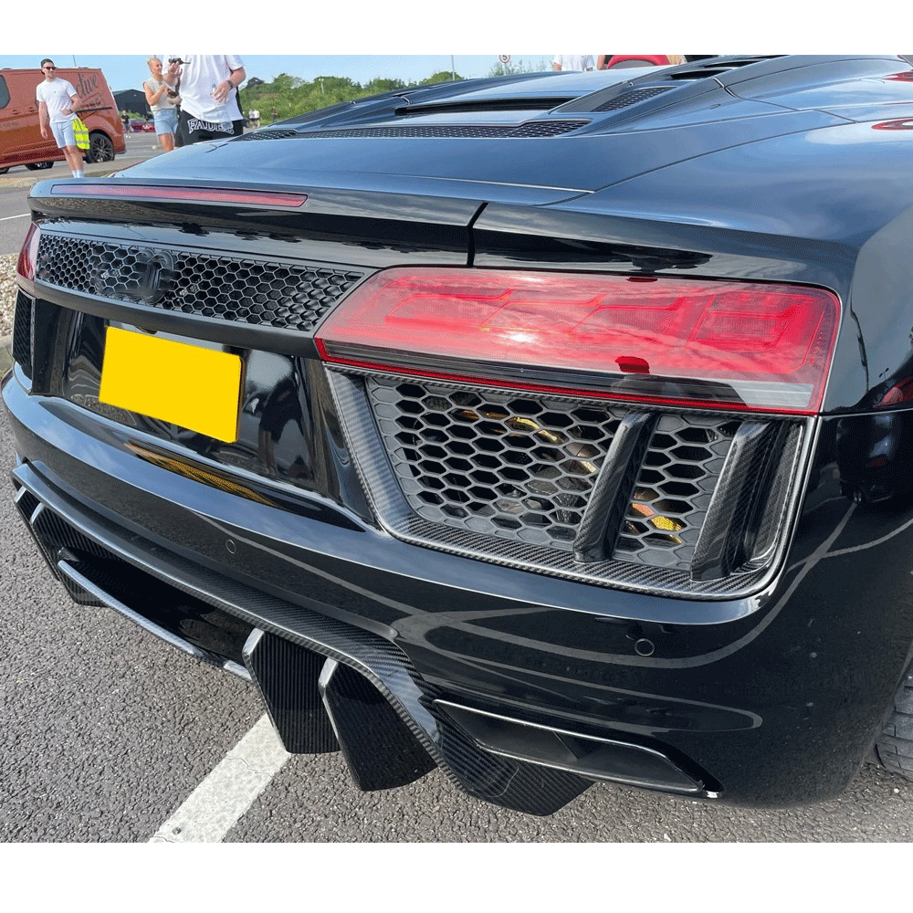 ST Style Carbon Fiber Air Vents For Audi R8 4S Pre‑LCI (2016–2018)
