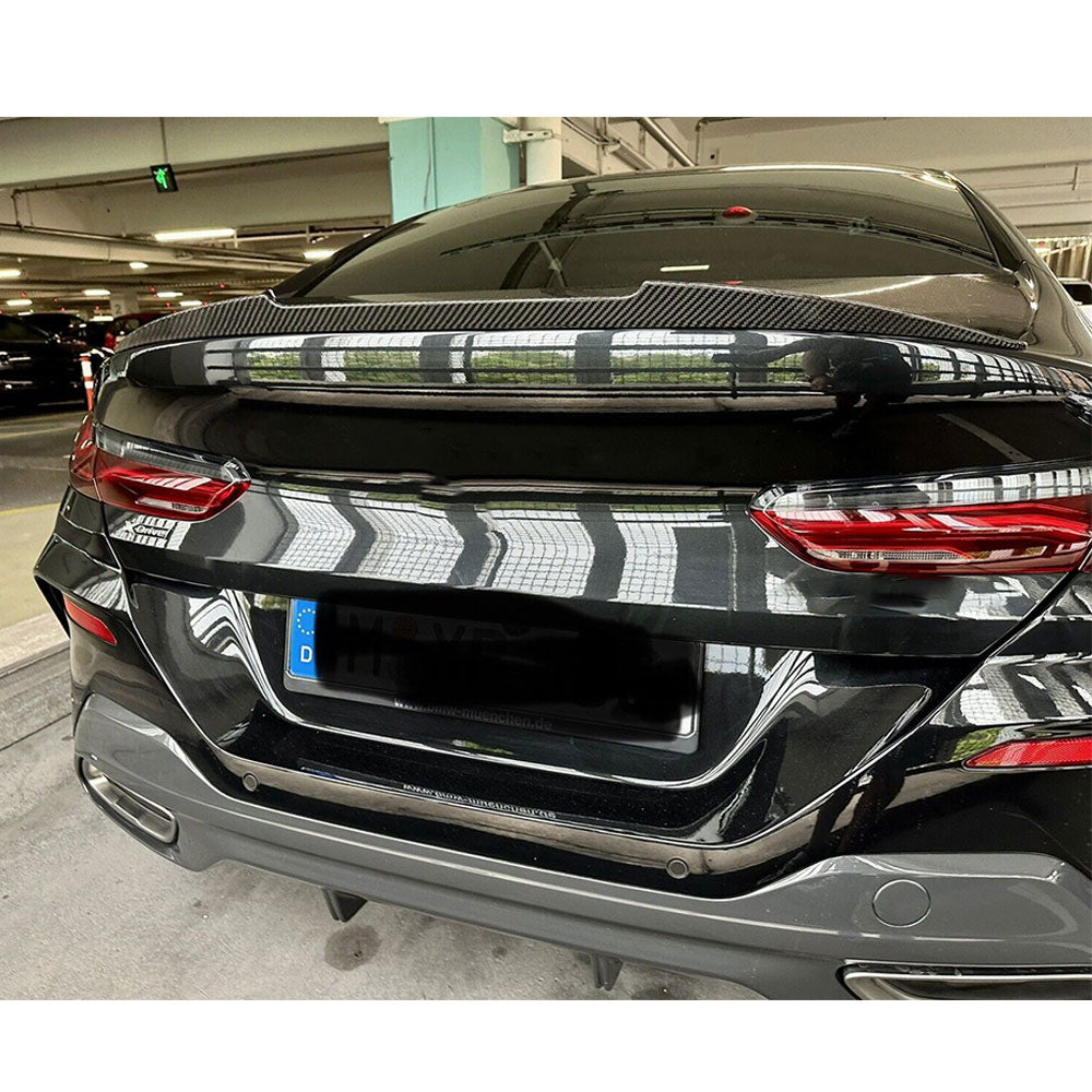 ST Style Carbon Fiber Trunk Spoiler for BMW 8 Series G16 Gran Coupe (2019+)