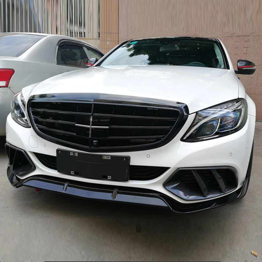 Mercedes-Benz C‑Class W205 Pre‑Facelift Air Vents glossy black installed