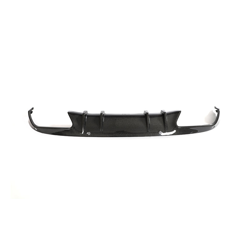 Mercedes C-Class W205 Standard Pre-Facelift  AMG Style Carbon Fiber Rear Diffuser