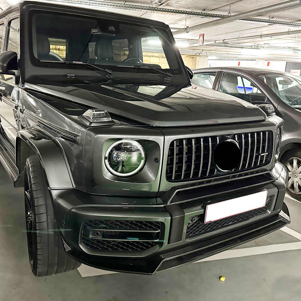 Mercedes-Benz G‑Class W463A Pre‑Facelift Front Lip carbon fiber installed