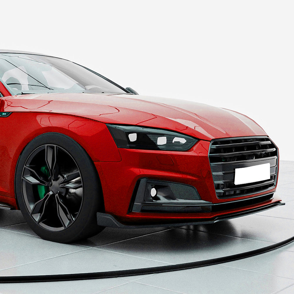 ST Style Carbon Fiber Front Lip For Audi A5 / S5 B9 Pre-LCI (2017–2019)