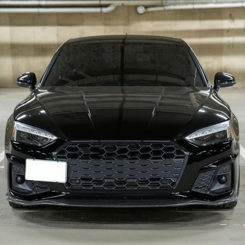JC Style Carbon Fiber Front Lip For Audi A5 / S5 B9.5 LCI (2020–2023)
