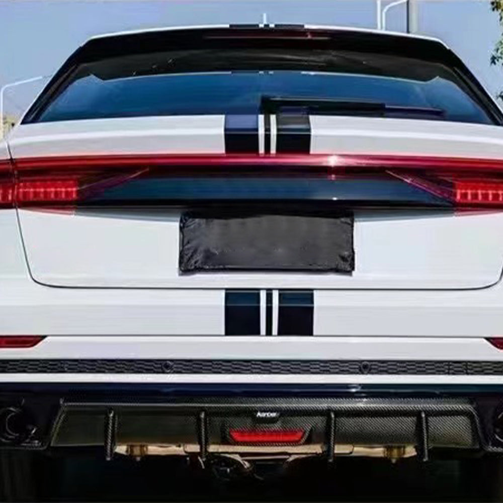 Carbon fiber Rear Diffuser Lip  Audi Q8 / SQ8 Pre-LCI (2019–2023)