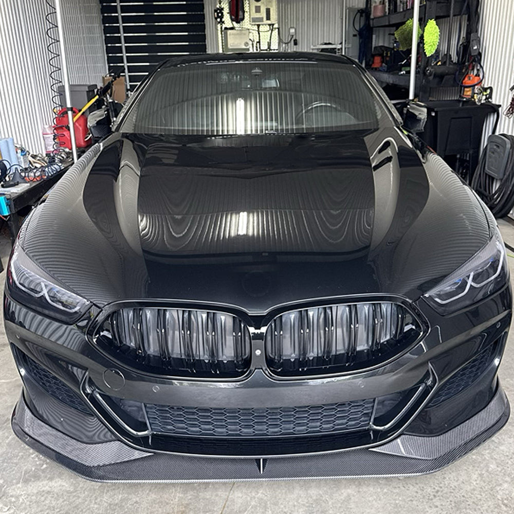 AC Style Carbon Fiber Front Lip for BMW 8 Series G14/G15/G16 (2019+)