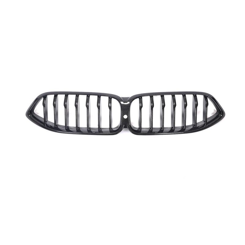 BMW 8 Series G14/G15/G16  ST Style Carbon Fiber Single Slat Front Grille