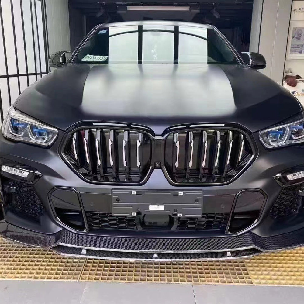 Carbon Fiber front lip for BMW X6 G06 Pre-LCI(2019-2023)