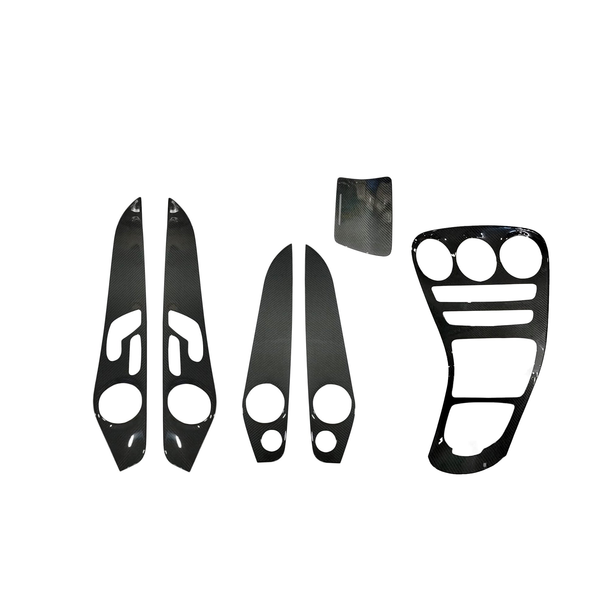 Carbon Fiber Interior Trims for Mercedes C-Class W205 Pre-Facelift (2014-2018)