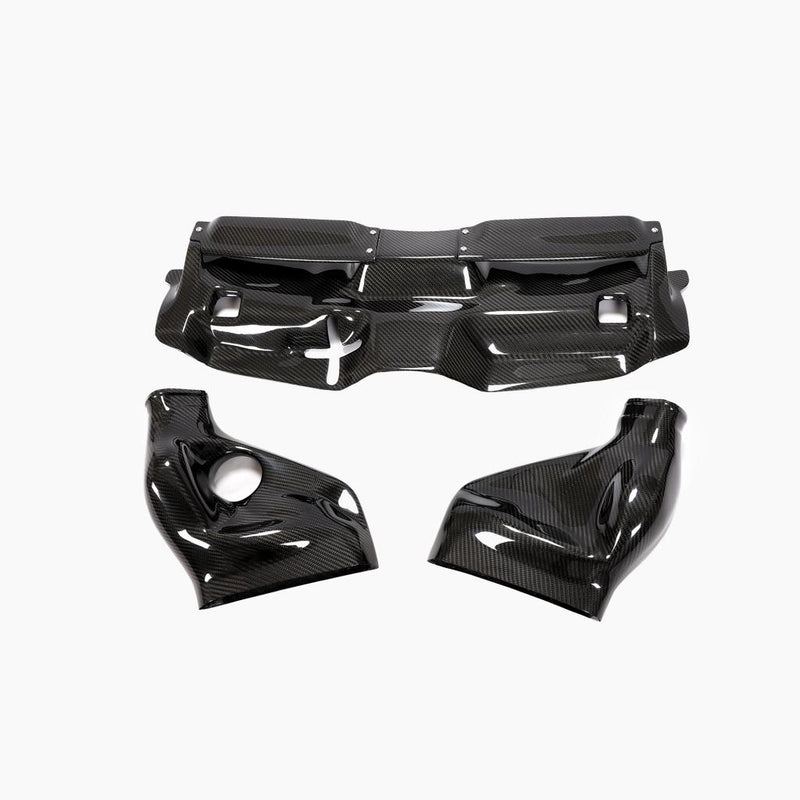 Mercedes-Benz C63 W204 Carbon Fiber Air Intake Filter Cover-full view