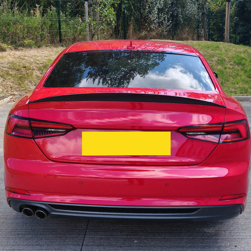 HK Style Carbon Fiber Trunk Spoiler For Audi A5 / S5 B9 Pre-LCI & B9.5 LCI Coupé (2017–2023)