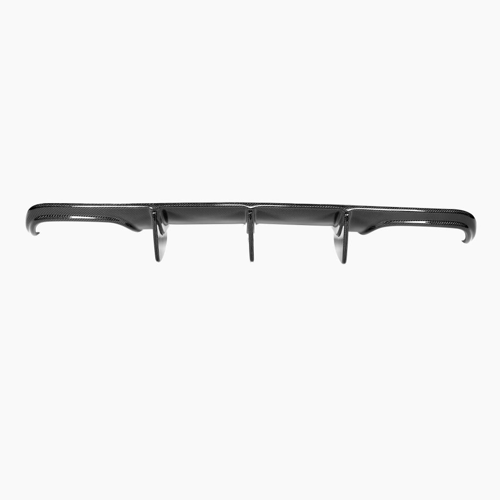 Mercedes-Benz C63 W204 Carbon Fiber Rear Diffuser-full side view