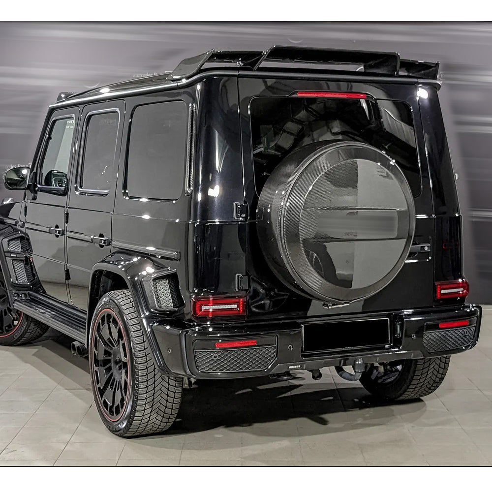 Mercedes-Benz G‑Class W463A Pre‑Facelift Trunk Spoiler carbon fiber installed