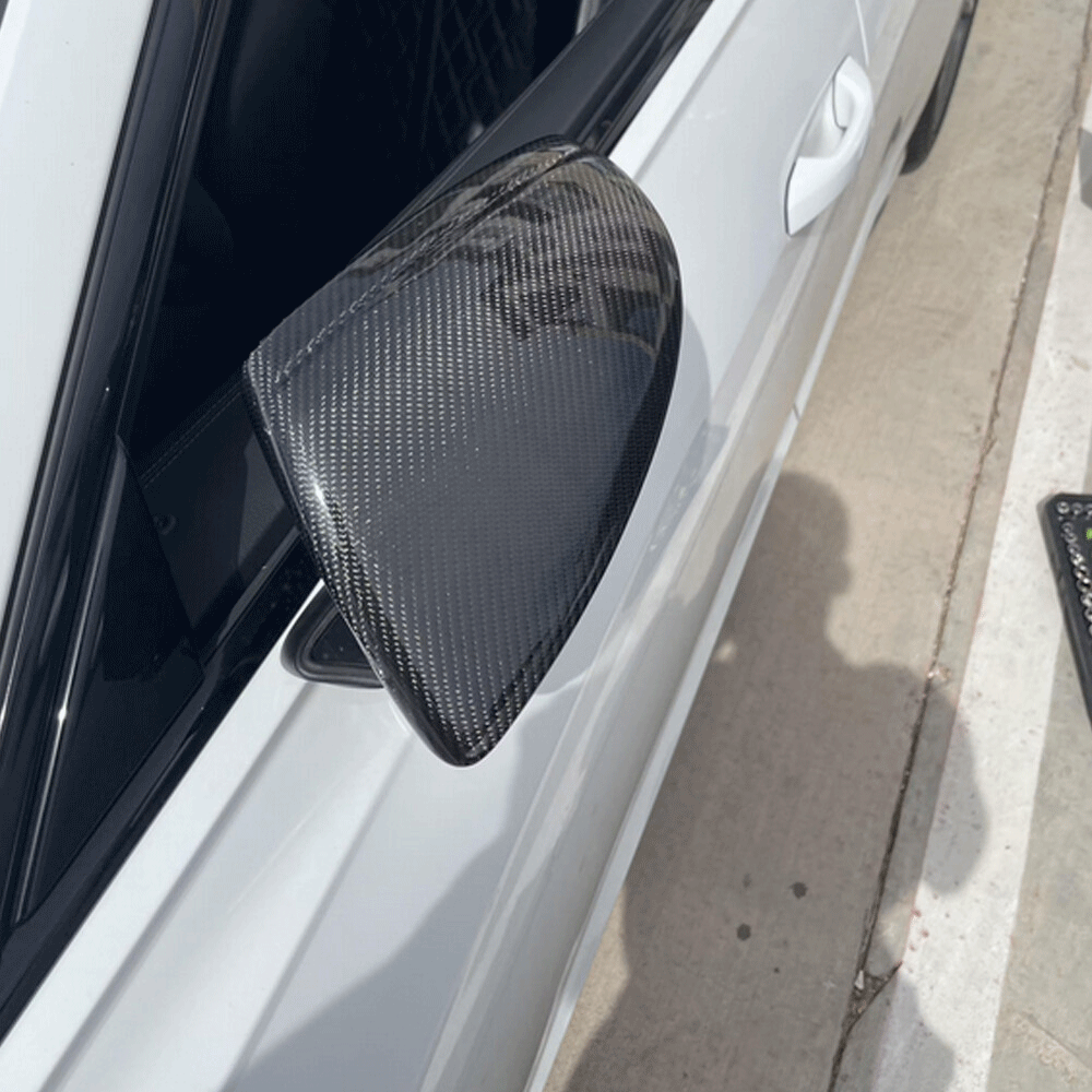 Carbon Fiber REPLACEMENT Mirror Caps For Audi A6/A7/A8(2019-2024)