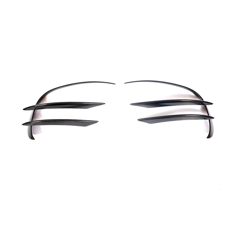 Mercedes Benz C-Class W205 Facelift  ST Style Carbon Fiber Front Canards