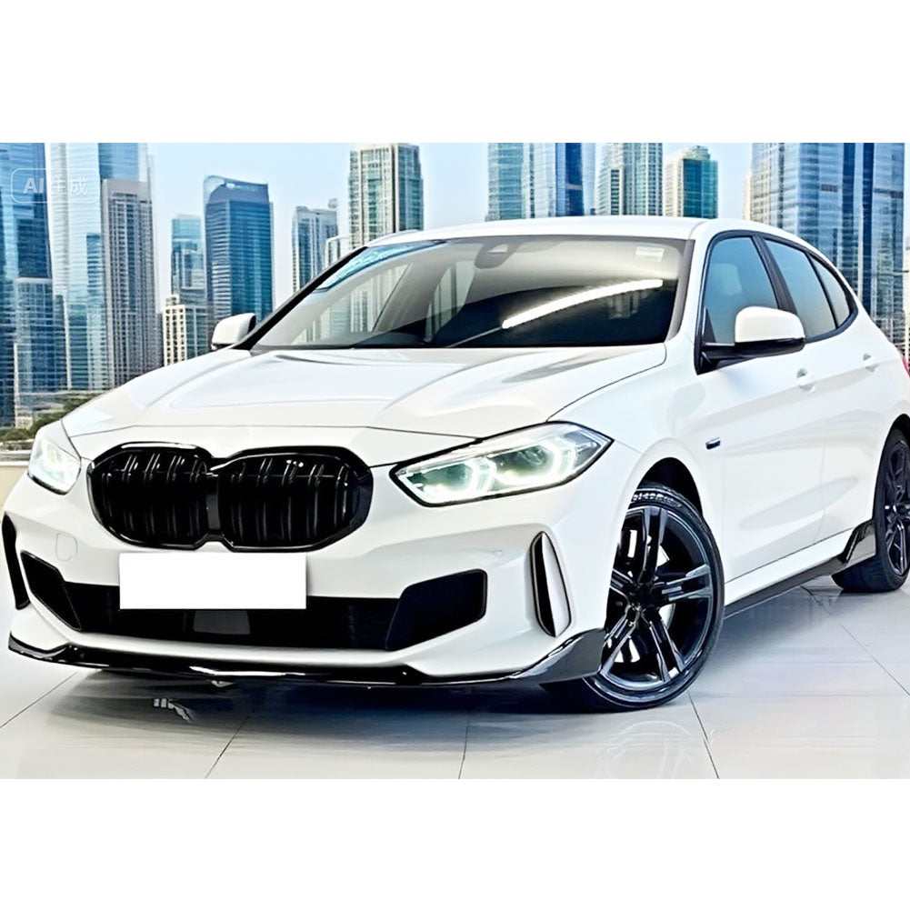 Dual Slat Gloss Black Front Grille for BMW 1 Series F40  (2019-2024)