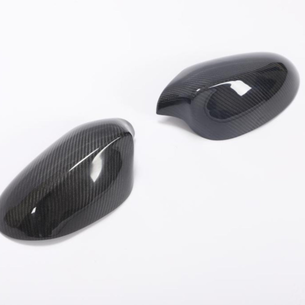 BMW 1 Series E82/E88 M-Tech Carbon Fiber Mirror Covers Caps - front view