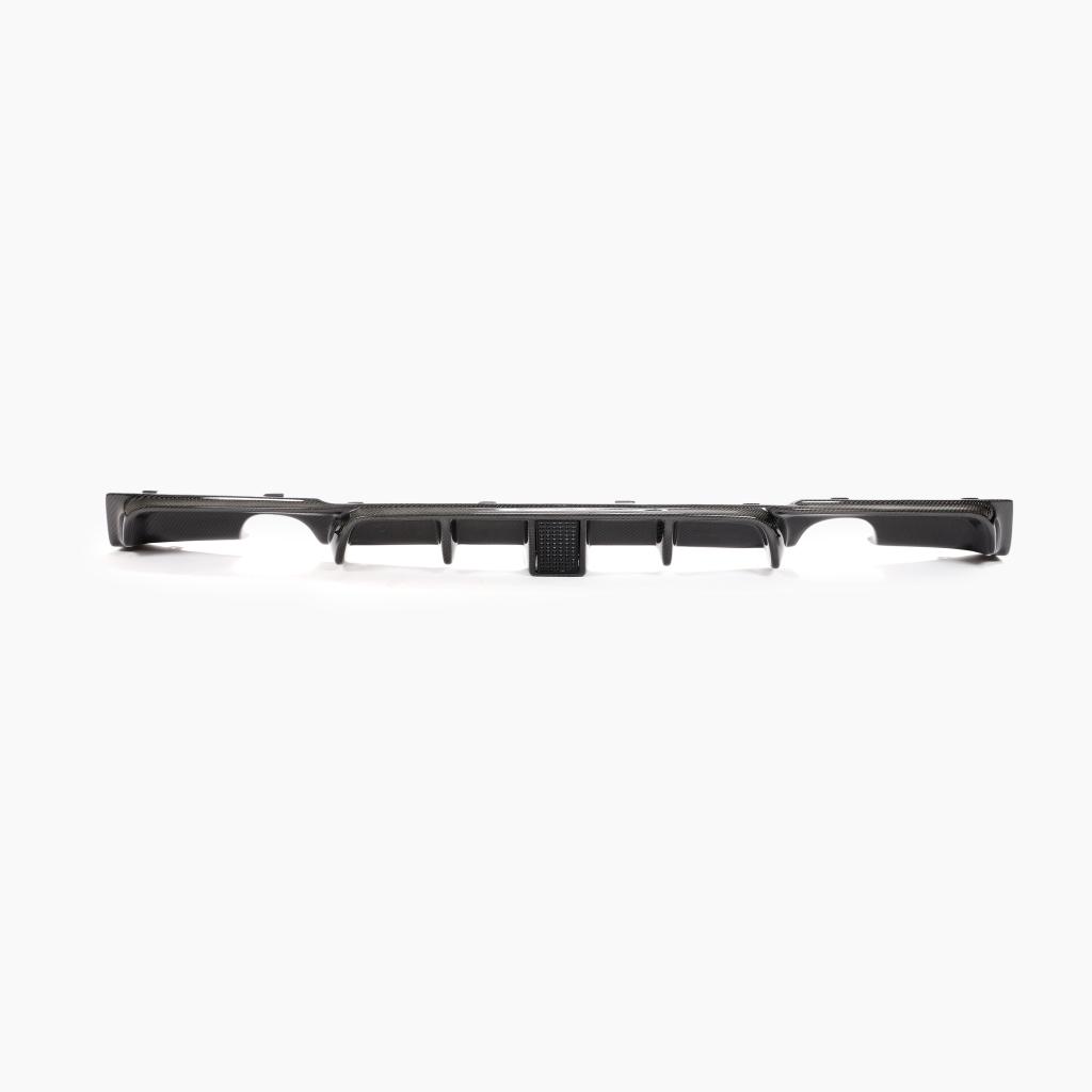  BMW 3 Series F30 M Sport ST Style Carbon Fiber Rear Diffuser Single Exhaust - front view
