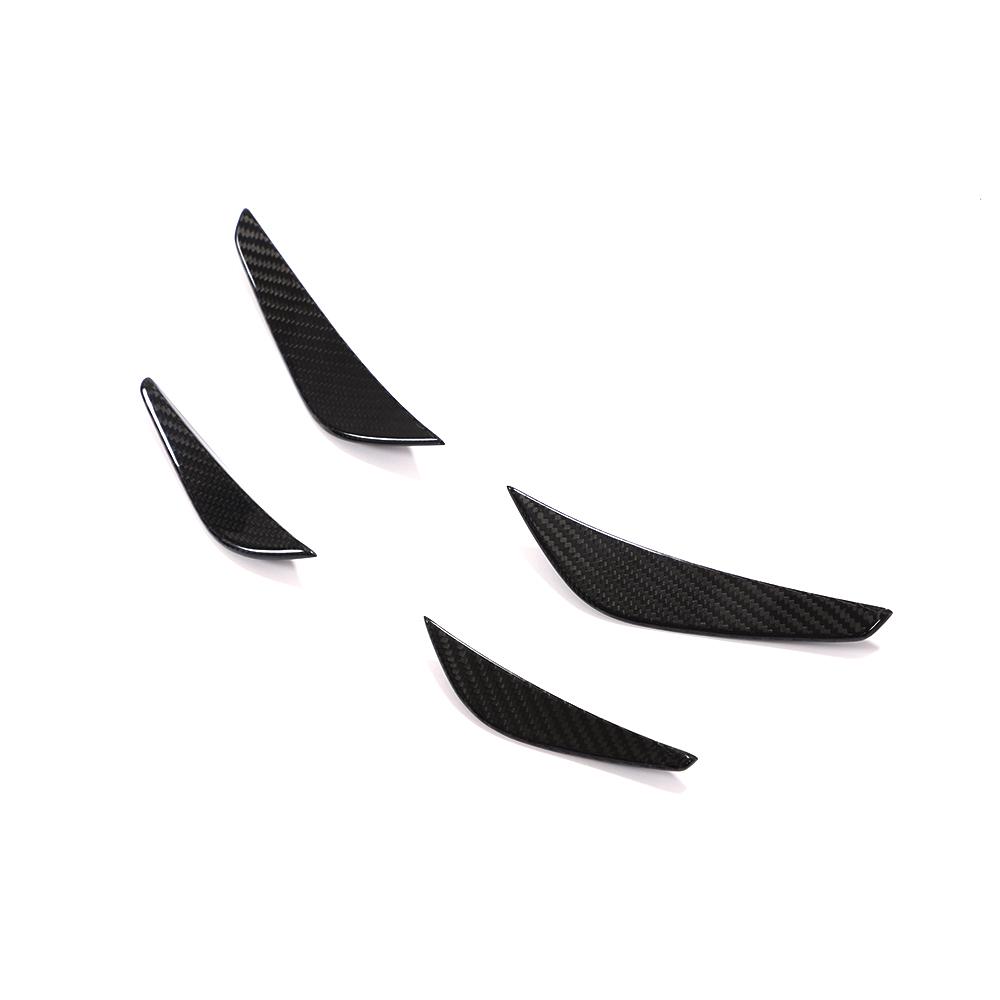 AC Style Carbon Fiber Front Canards for BMW 8 Series G14/G15/G16 (2019+)