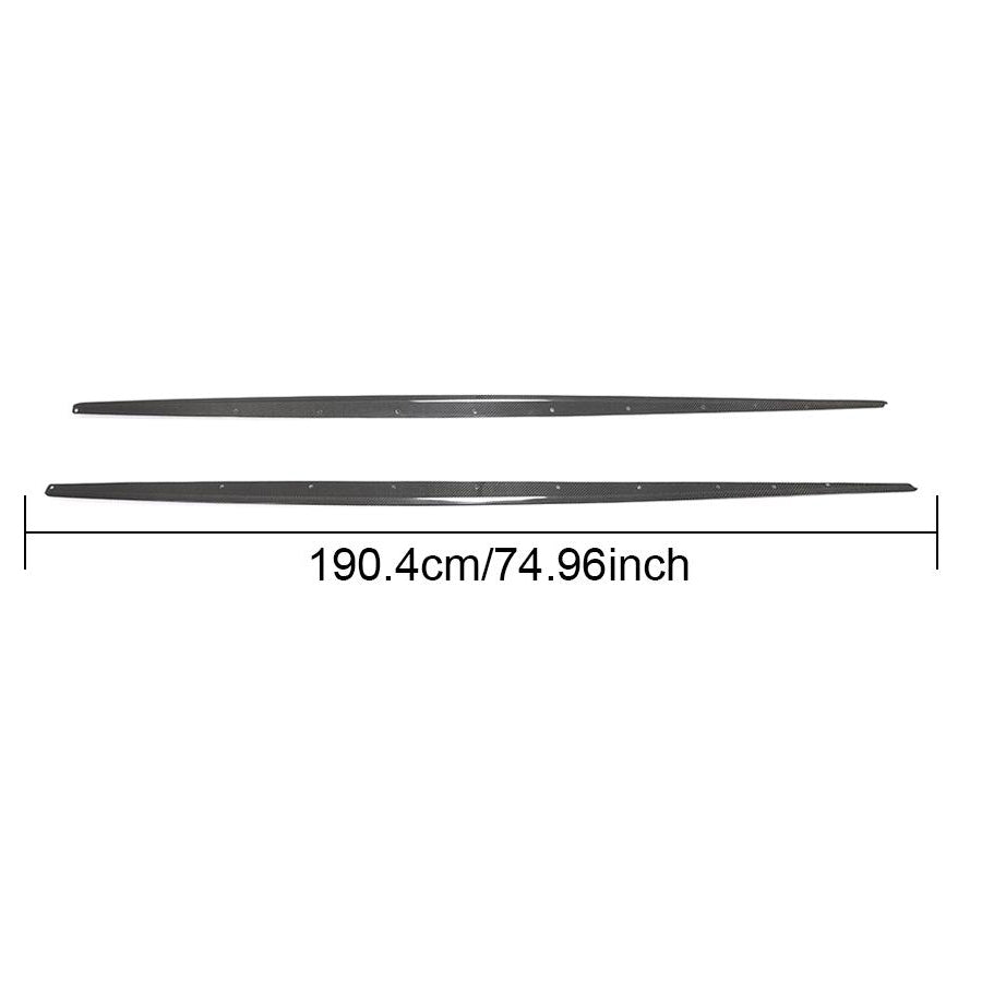 MD style Carbon Fiber Side Skirts for BMW 1 Series F20/F21 Pre-LCI & LCI (2011–2019)